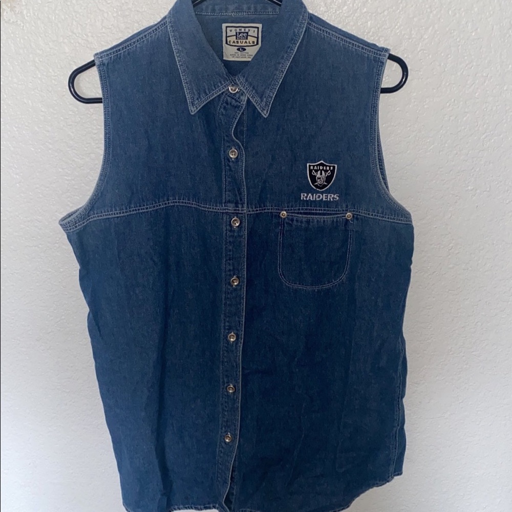 🖤🏈 NFL Vintage Lee Sport Oakland/Las Vegas Raiders Vest🏈🖤